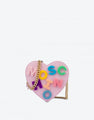 Moschino Multicolor Letters Heart Bag