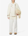 Nicole Benisti Grand Padded Shearling And Shell Down Jacket